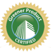 Greener Product Certification Seal logo