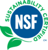 NSF Sustainability Certified Product logo