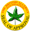 British Allergy Foundation Seal of Approval logo