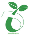 Compostability Mark of European Bioplastics logo