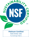 NSF/ANSI 336: Sustainability Assessment for Commercial Furnishings Fabric logo